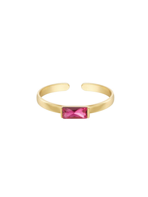 Δαχτυλίδι “Classic Charm” 107-00104 Φούξια