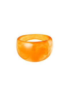 Δαχτυλίδι “Cloudy” 107-00099 Πορτοκαλί