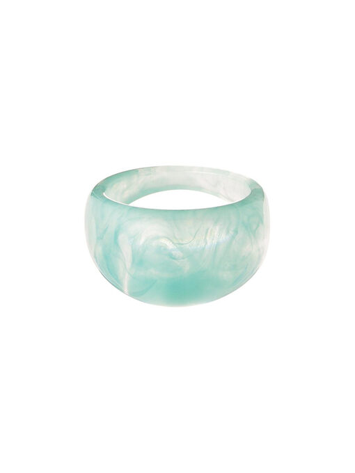 Δαχτυλίδι “Cloudy” 107-00099 Πράσινο μέντας