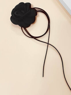 Κολιέ  ''Black Rose'' 104-00167 Μαύρο