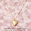 Κολιέ  ''Endless Love Mom'' 104-00157 Χρυσό