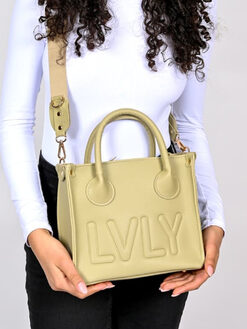 Τσάντα Ώμου-Χειρός Lovely Tiffany Small Adora 16TI-SEM Πράσινο μέντας
