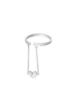 Δαχτυλίδι “Chain Heart ” 107-00118 Ασημί