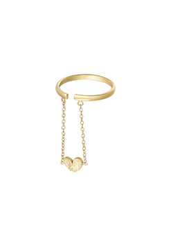 Δαχτυλίδι “Chain Heart ” 107-00118 Χρυσό