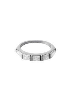 Δαχτυλίδι “Elegance in Square ” 107-00116 Ασημί
