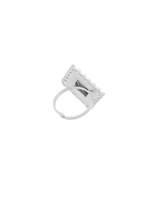 Δαχτυλίδι “Vintage Rhombus” 107-00111 Ασημί