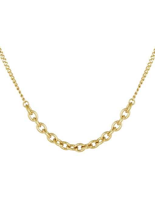 Κολιέ  ''Double Chain'' 104-00185 Χρυσό