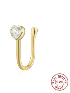 Σκουλαρίκι Μύτης “Simple Love” 106-00315 Χρυσό